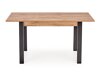 Tafel Houston 1208 (Wotan eik + Zwart)