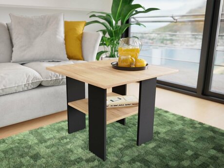Salontafel Reading 102 (Zwart + Craft eiken)