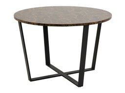 Mesa Norsica 309 (Mármol marrón + Negro)
