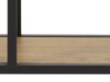Raft de perete Norsica Sevferi 144 (Stejar natur + Negru)