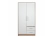 Armoire Cavmero 105 (Sonoma chêne + Blanc)