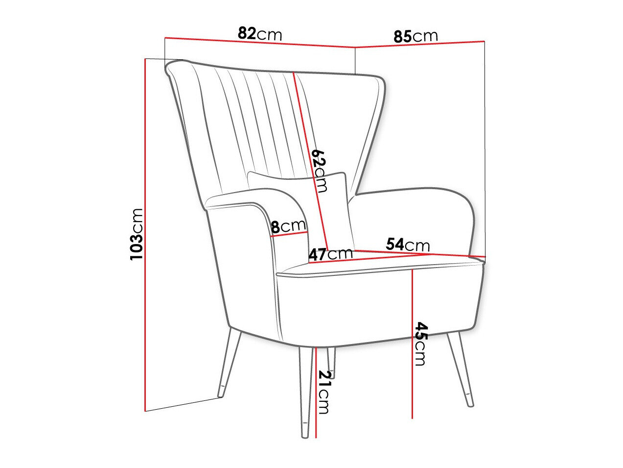Fotel Orem 111 (Magic Velvet 2201)