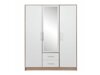 Riidekapp Cavmero 103 (Sonoma tamm + Valge)