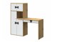 Bureau Florevi 101 (Mat blanc + Chêne Artisan)