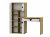 Bureau Florevi 101 (Mat wit + Artisan eiken)