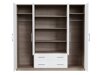 Kledingkast Cavmero 100 (Sonoma eik + Wit)