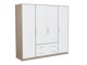 Kledingkast Cavmero 100 (Sonoma eik + Wit)