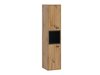 Wand badkamermeubel Velum (Zwart + Artisan eiken)
