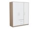 Dulap Cavmero 102 (Stejar Sonoma + Alb)