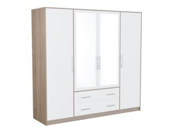 Kledingkast Cavmero 101 (Sonoma eik + Wit)