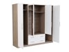 Kledingkast Cavmero 101 (Sonoma eik + Wit)