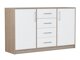 Ladekast Cavmero 109 (Sonoma eik + Wit)