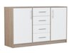 Ladekast Cavmero 109 (Sonoma eik + Wit)