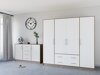 Ladekast Cavmero 109 (Sonoma eik + Wit)