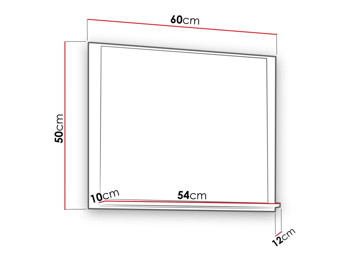 Badkamer spiegel Velum (Artisan eiken)