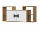 Armoire murale Florevi 107 (Mat blanc + Chêne Artisan)