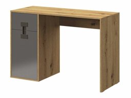 Birou Florevi 100 (Gri lucios + Stejar artizan)