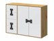 Ladekast Florevi 102 (Mat wit + Artisan eiken)