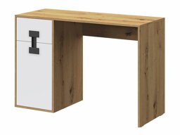 Uredski stol Florevi 100 (Mat bijela + Hrast Artisan)