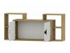 Wandkast Florevi 107 (Mat wit + Artisan eiken)
