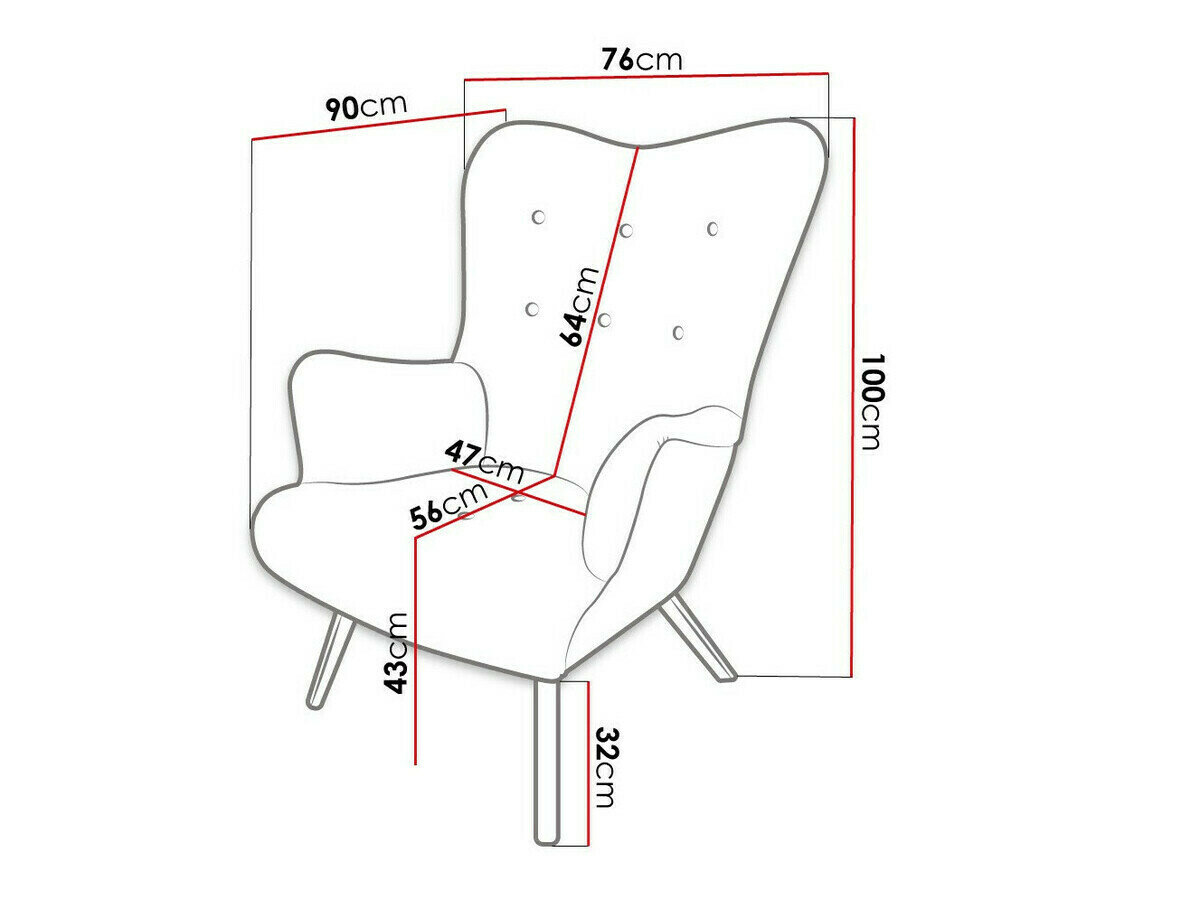 Lænestol Clovis 106 (Baloo 2085)