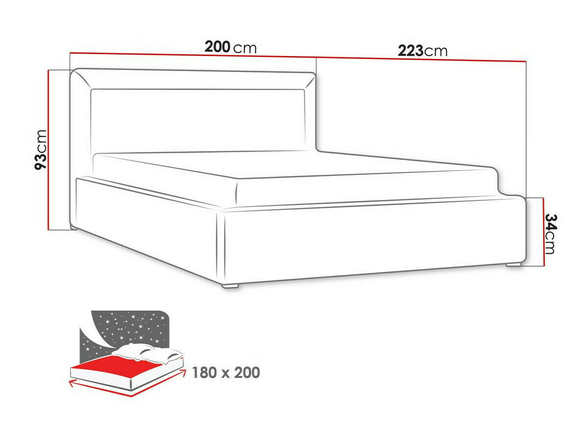 Bed Pomona 100 (Malmo 13 365)