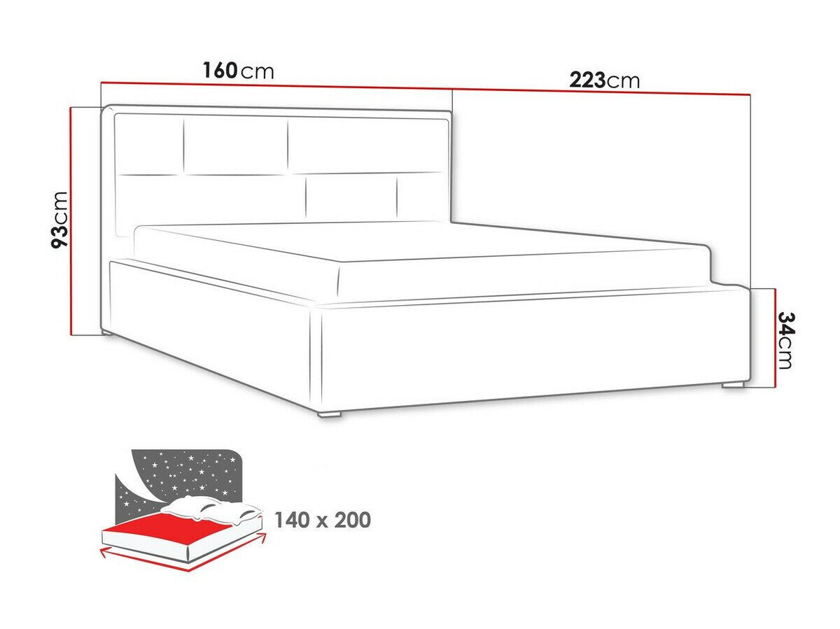 Bed Pomona 104 (Victoria 14 853)