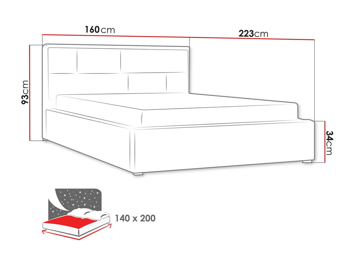 Bed Pomona 104 (Victoria 14 867)