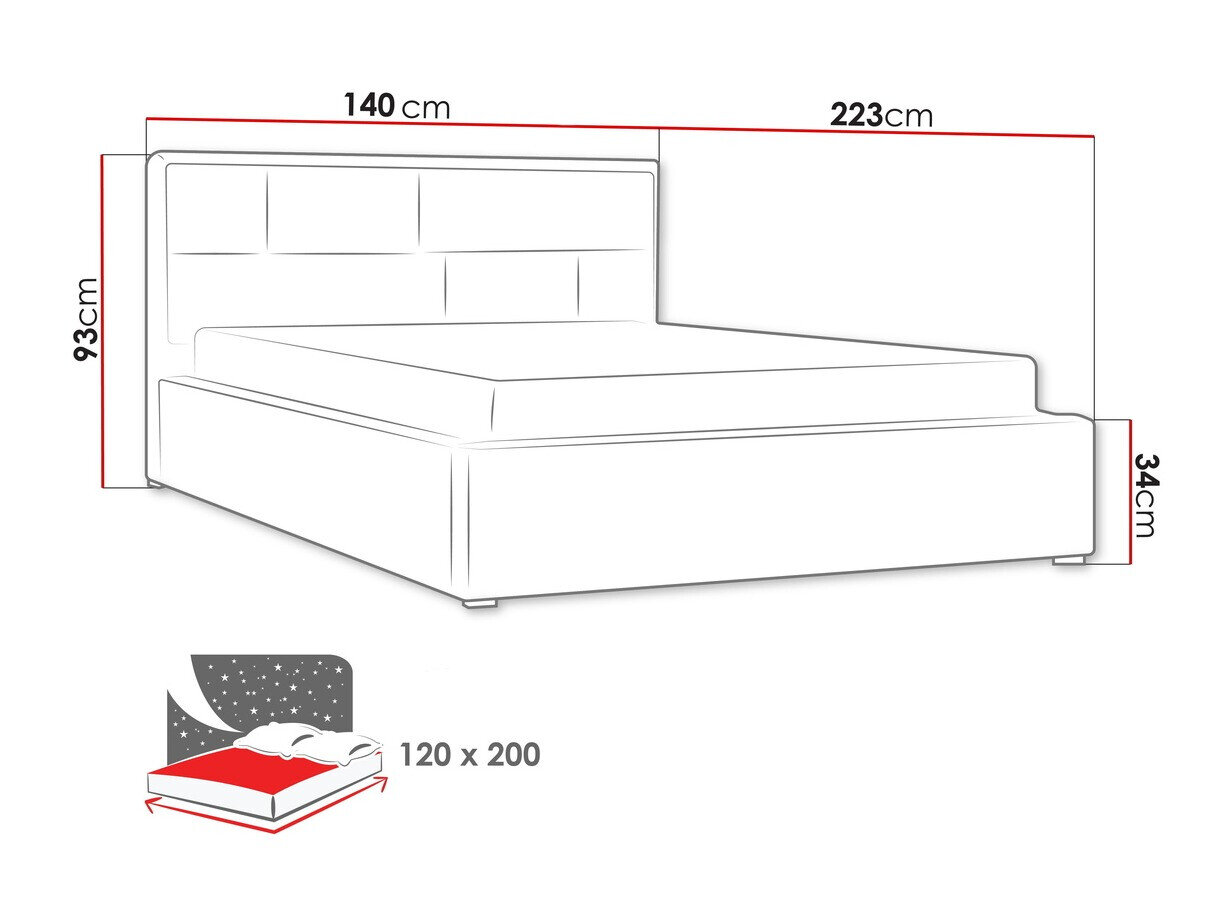 Bed Pomona 104 (Victoria 14 867)
