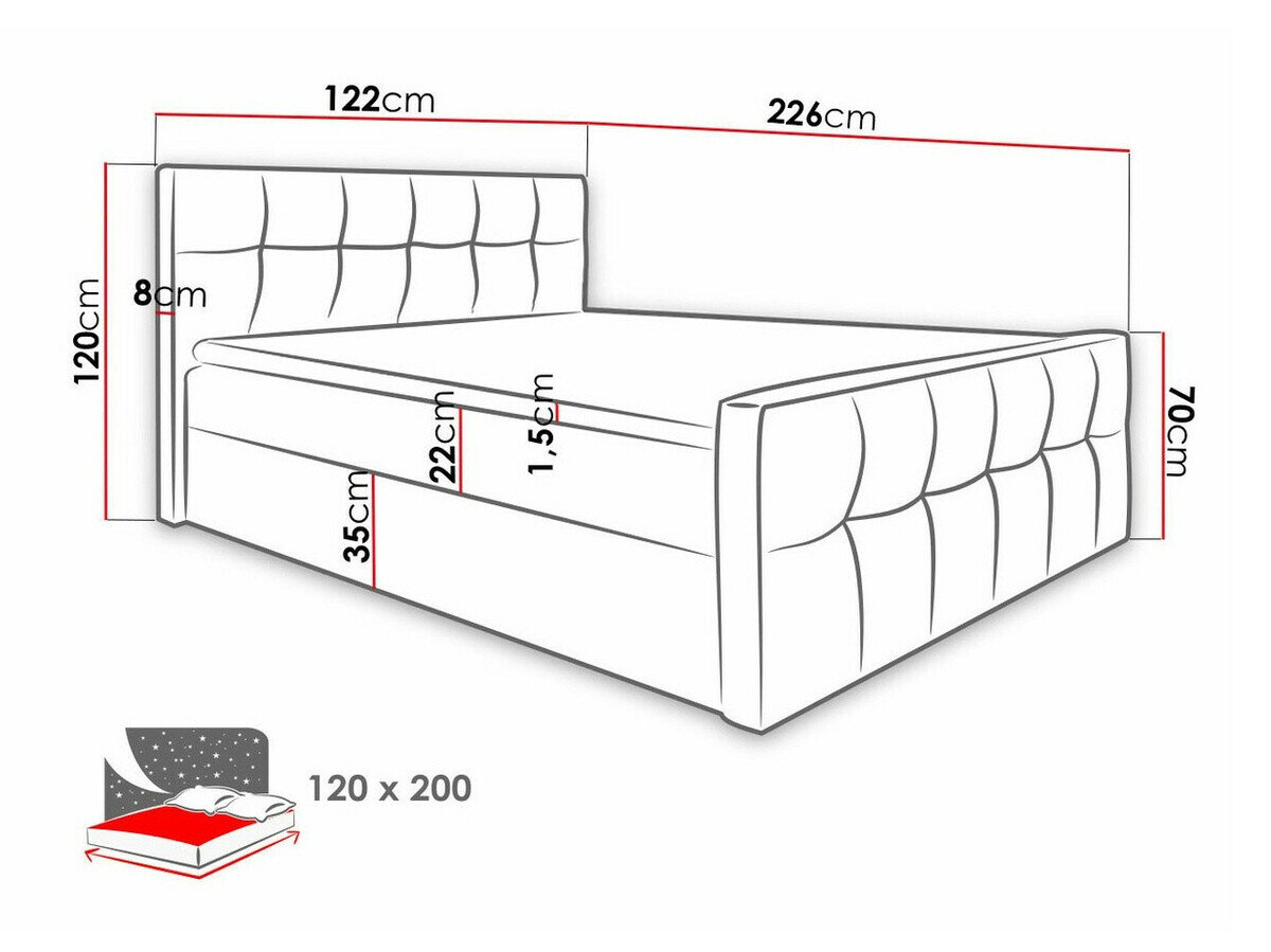 Boxspring Scriptum (Soft 011)