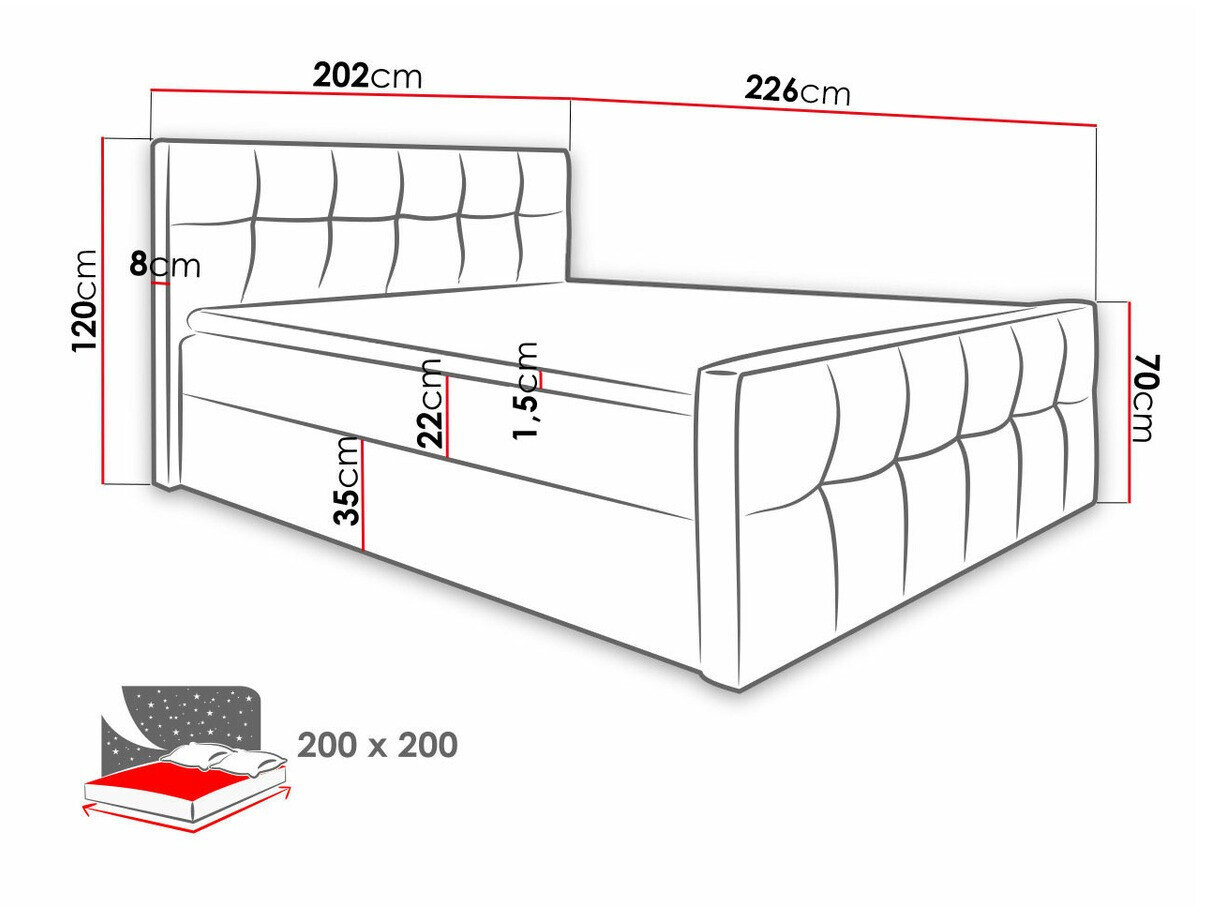 Boxspring Scriptum (Soft 017)
