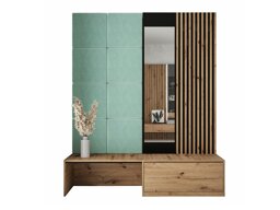Komplet za predsobo Fabor (Artisan hrast + Manila 11)