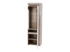 Boekenkast Revelmi 105 (Eiken + Glanzend wit)