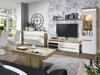 TV-meubel Revelmi 101 (Eiken + Glanzend wit)