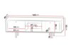 TV-meubel Merced 110 (Wit + Glanzend wit)