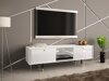 TV-meubel Merced 110 (Wit + Glanzend wit)