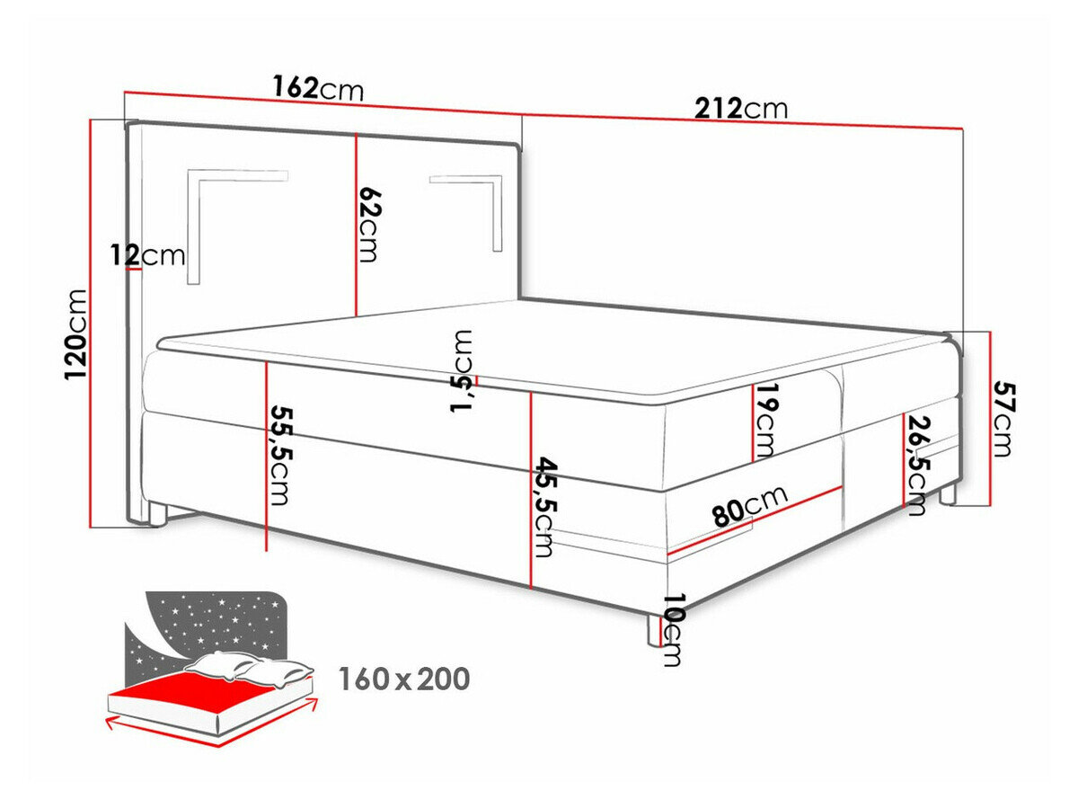 Boxspring Vallis (Fresh 8)