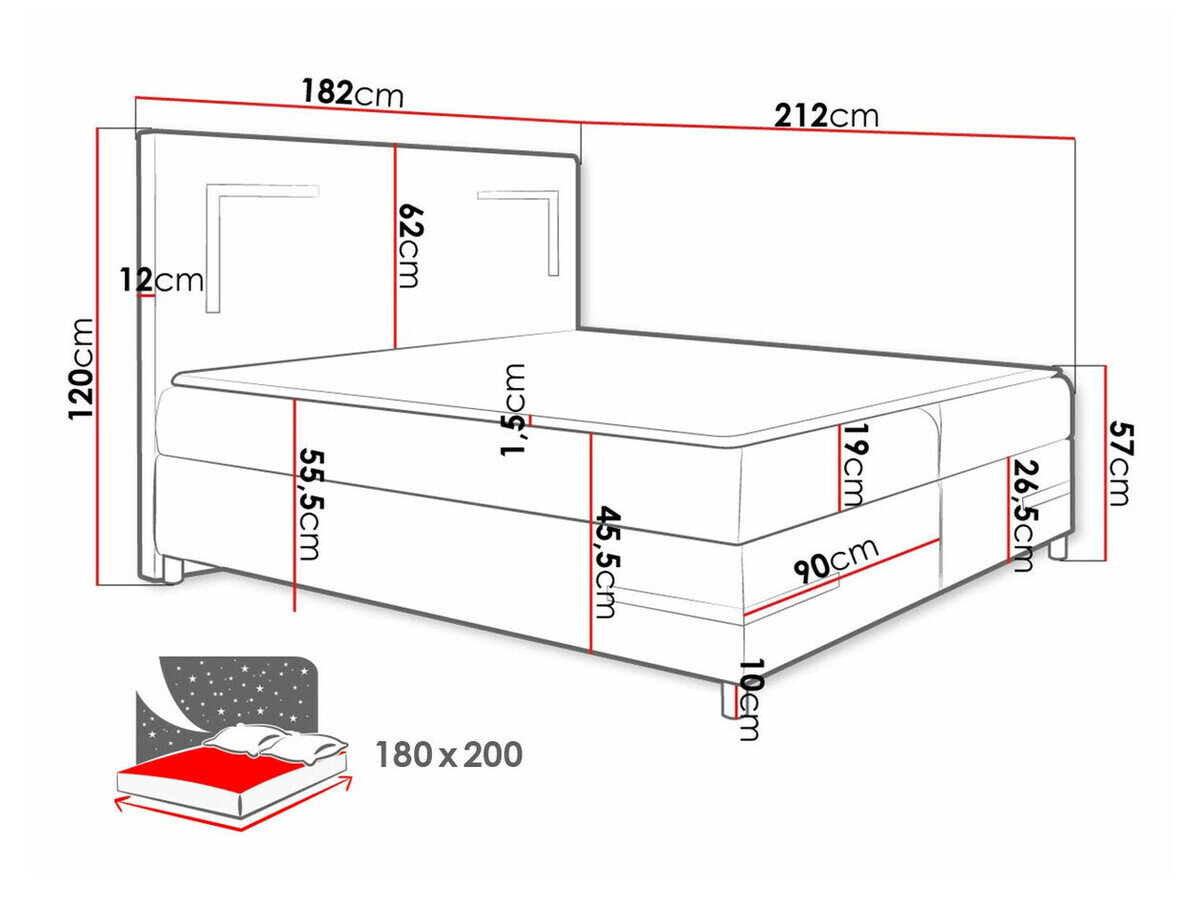 Boxspring Vallis (Fresh 8)