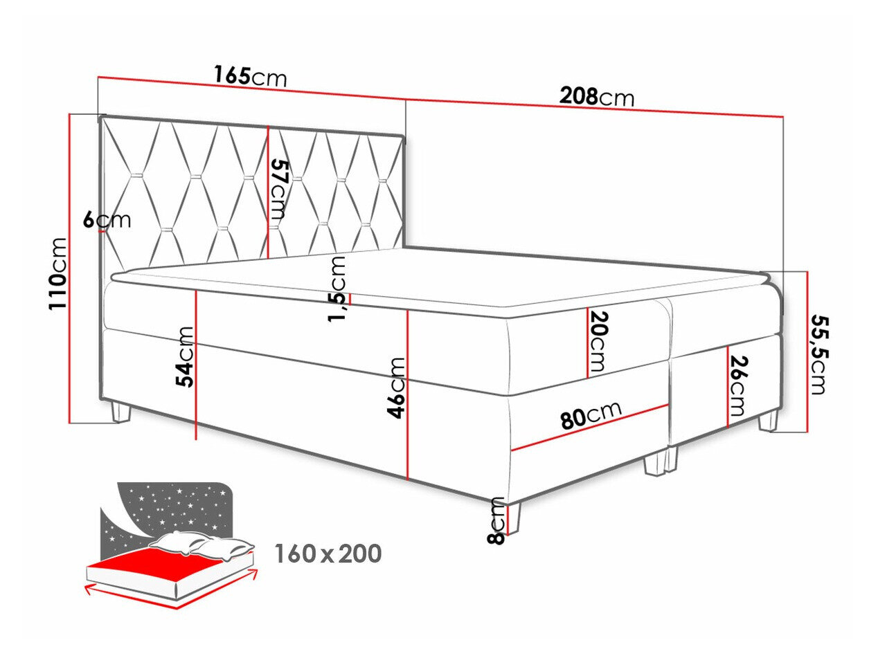 Boxspring Nemus (Fresh 1)