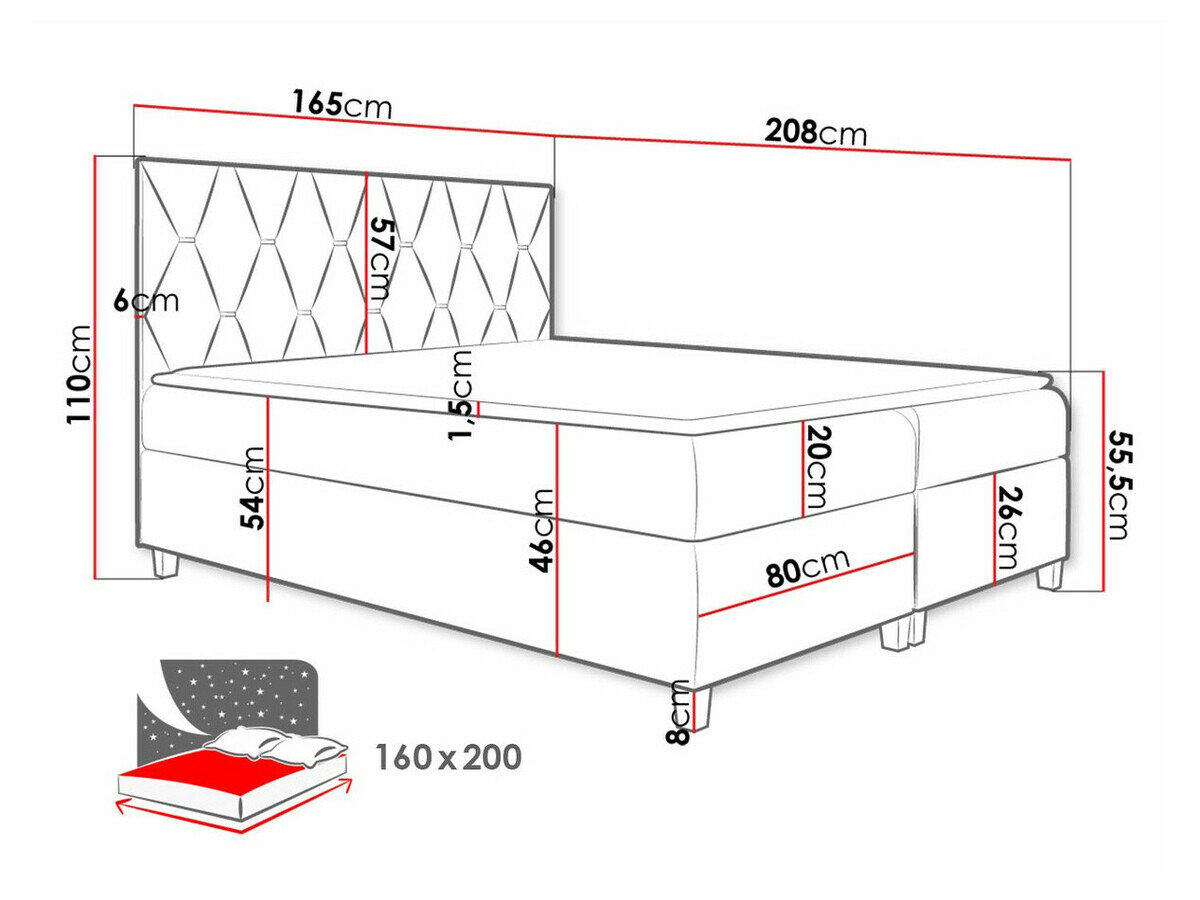 Boxspring Nemus (Fresh 37)