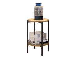 Mesa auxiliar Comfivo Cygnus (Roble Artisan + Negro)