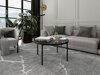 Salontafel Providence 178 (Glanzend zwart + Zwart)