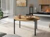 Salontafel Providence 180 (Artisan eiken + Zwart)