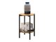 Table d'appoint Comfivo Cygnus (Chêne Artisan + Noir)