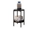 Table d'appoint Providence 179 (Noir brillant + Noir)