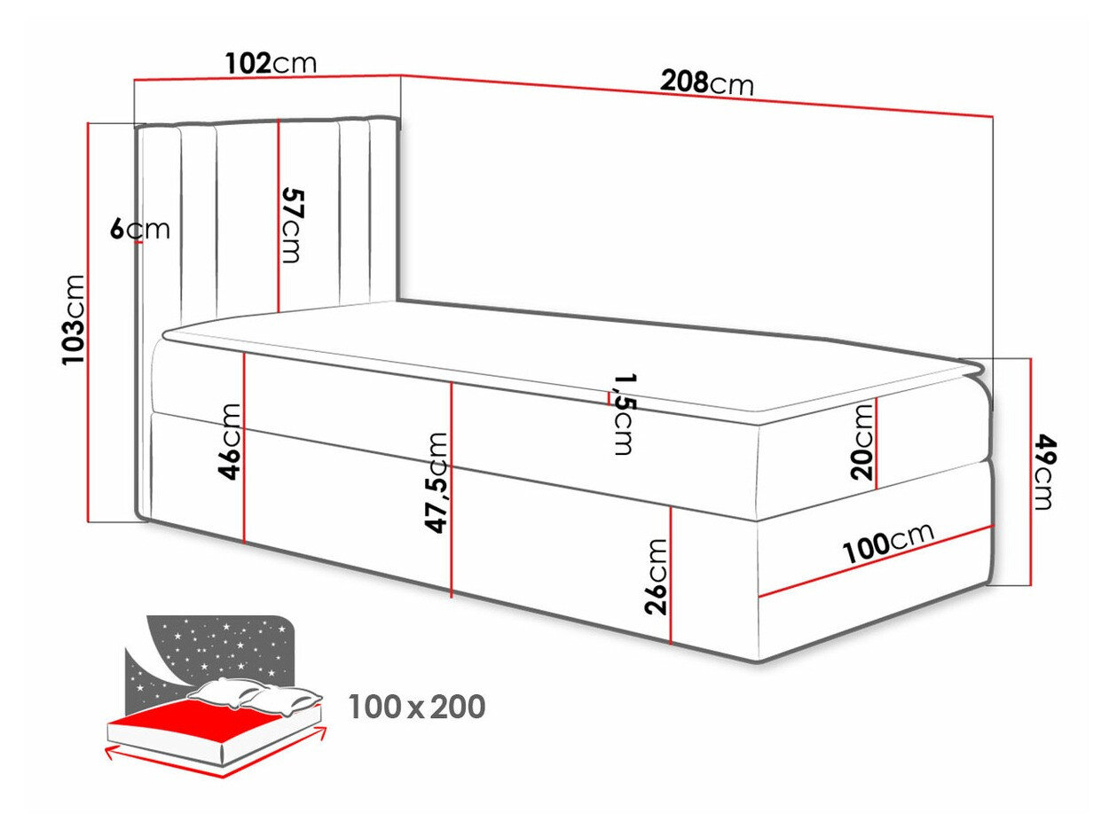 Boxspring Mel I (Soft 010)