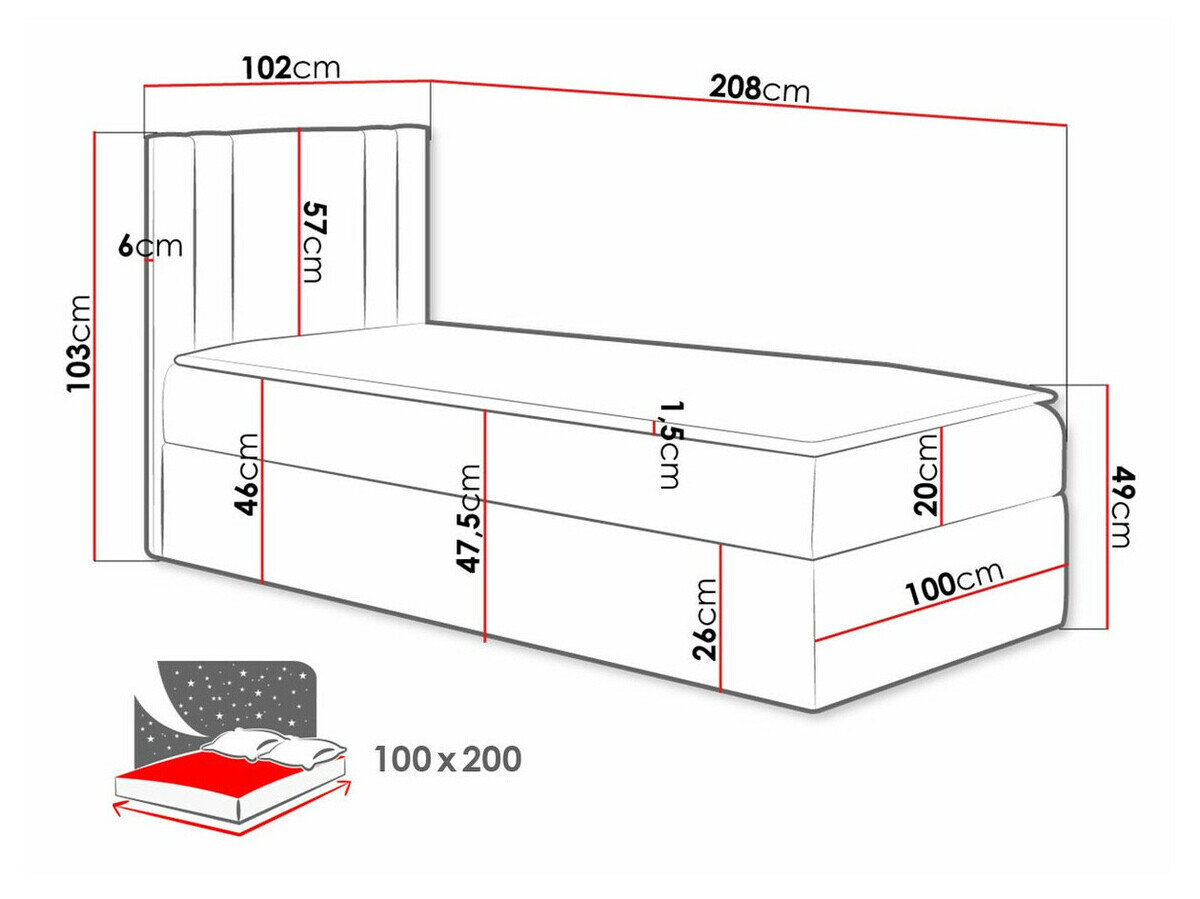 Boxspring Mel I (Soft 011)