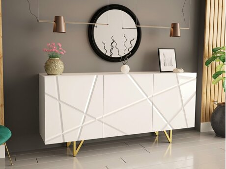 Buffet Audis (Blanc + Blanc brillant)
