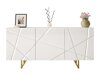 Dressoir Audis (Wit + Glanzend wit)