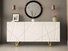 Dressoir Audis (Wit + Glanzend wit)